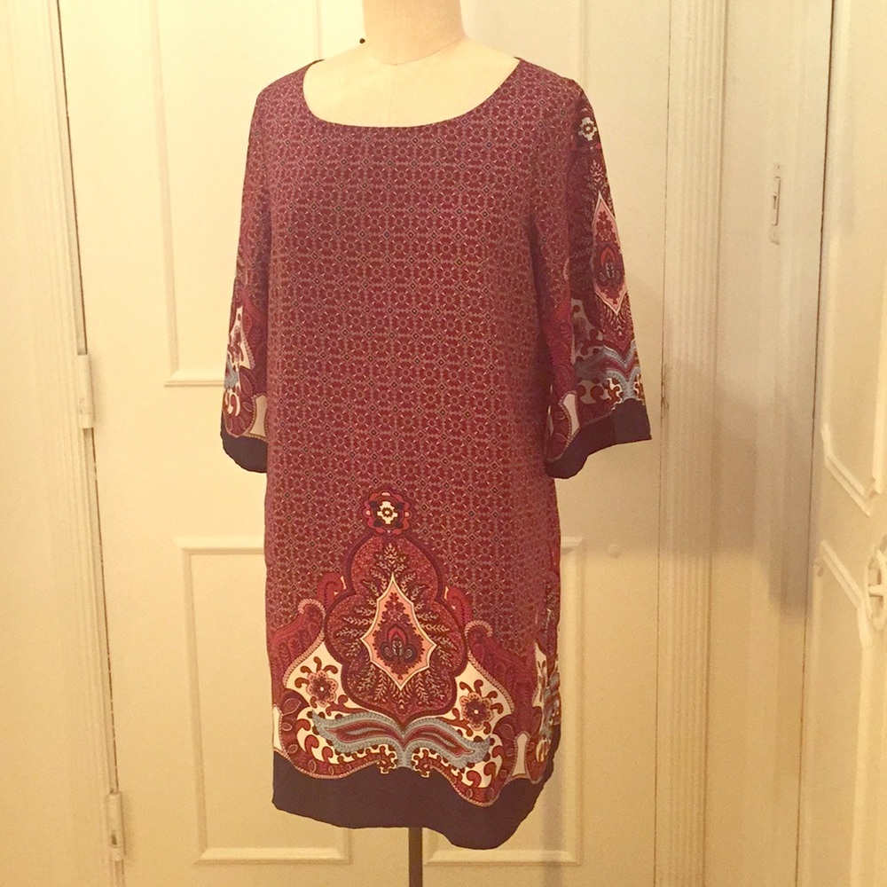 Bell Sleeve Embellished Mini (worn once!!)